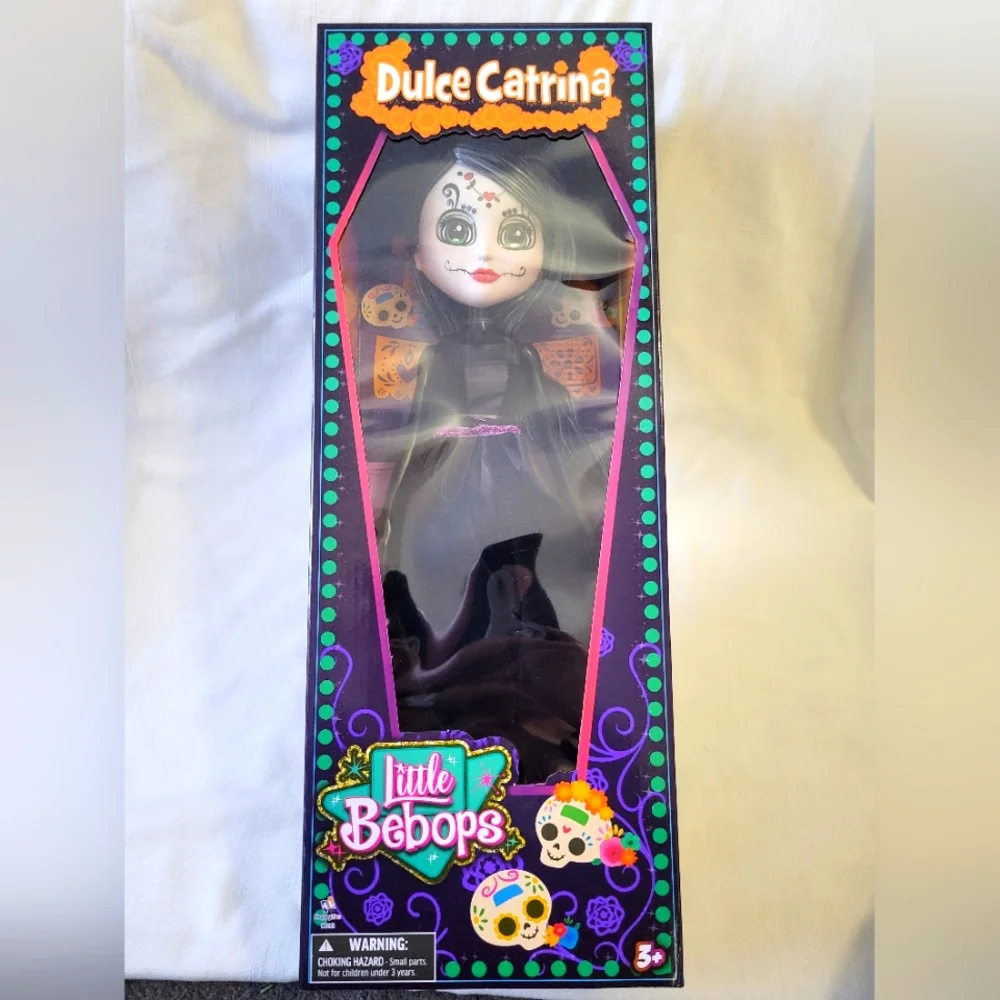 New Dulce Catrina Doll. Beautiful Dia De Los Muertos Doll in Cute Decorated Box